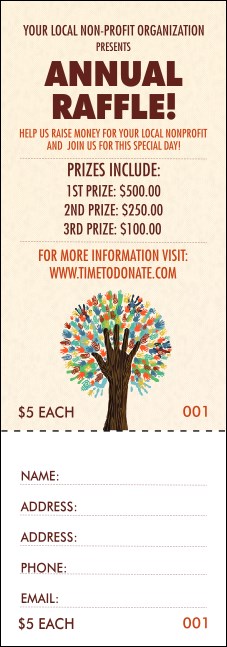 50-50 Raffle Ticket Designs for a Cash Raffle | Eventgroove