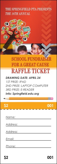 50-50 Raffle Ticket Designs for a Cash Raffle | Eventgroove